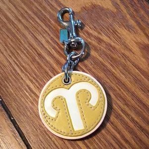 Coach Aries Zodiac Key Fob